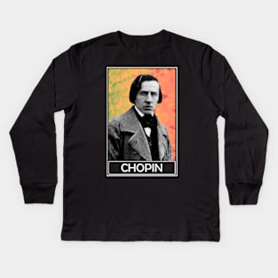 Frederic Chopin Kids Long Sleeve T-Shirt